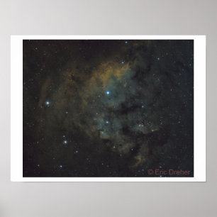 Schädelnebel - NGC 7822 - Eric Dreher Poster