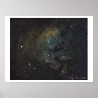 Schädelnebel - NGC 7822 - Eric Dreher Poster