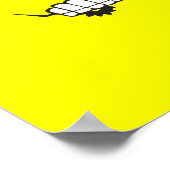 Schädelpferd Poster (Ecke)