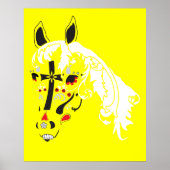 Schädelpferd Poster (Vorne)