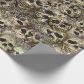 Schädelpilze Geschenkpapier (Ecke)