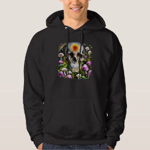 Schädelpilze Gothic Schädelkunst Pilz Cottagec Hoodie