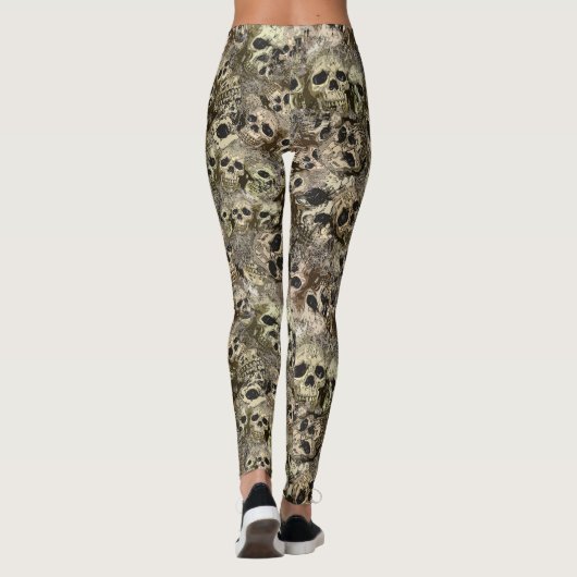 Schädelpilze Leggings (Rückseite)