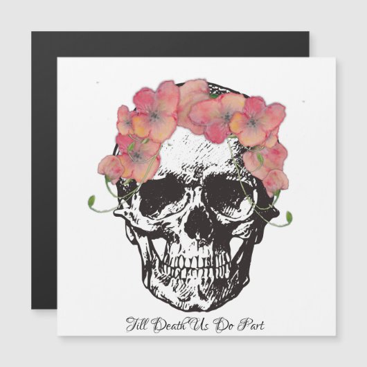 Schädelpilze Magnetkarte (Vorne/Hinten)