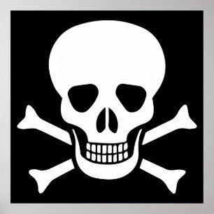 Schädelplakat Poster