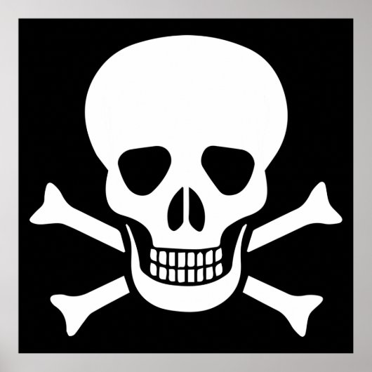 Schädelplakat Poster (Vorne)