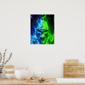 Schädelplakat Poster (Küche)