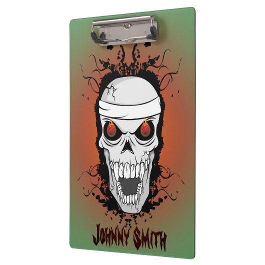 Schädelplatte. Klemmbrett (Links)