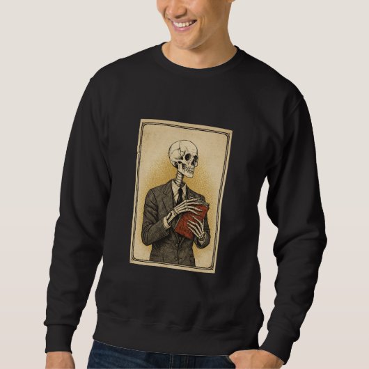 Schädelporträt Sweatshirt (Vorderseite)