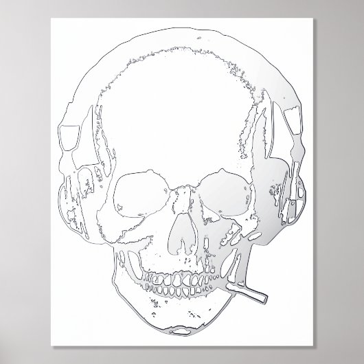 Schädelrauchen Foliendrucke (Vorderseite)