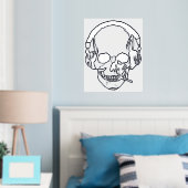 Schädelrauchen Foliendrucke (In Situ (Schlafzimmer))