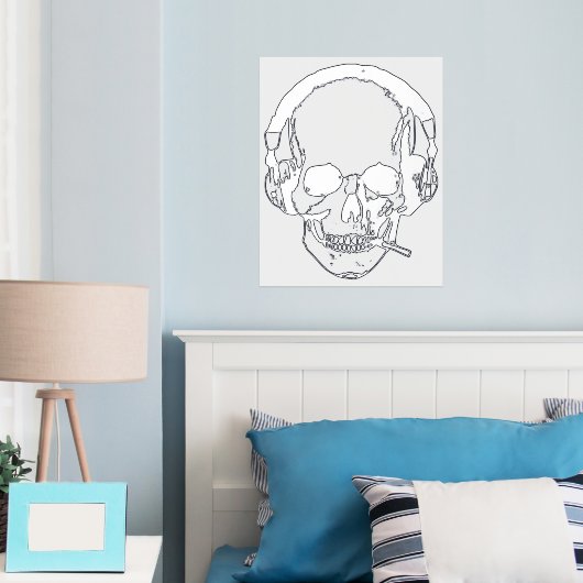 Schädelrauchen Foliendrucke (In Situ (Schlafzimmer))