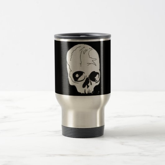 Schädelreise-Tasse Reisebecher (Mittel)