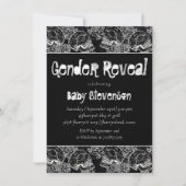 SchädelRose | Spitzenkandidaten der Funky Chalkboa Einladung (Vorderseite)