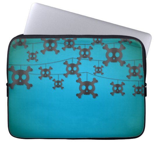 Schädelsaite Laptopschutzhülle (Vorderseite)