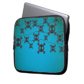 Schädelsaite Laptopschutzhülle (Vorderseite Links)