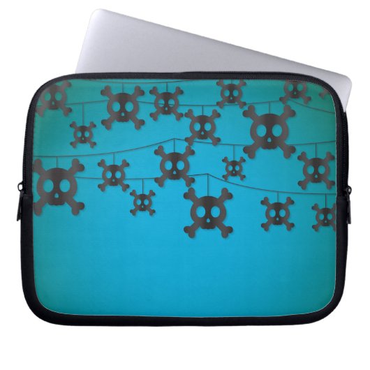Schädelsaite Laptopschutzhülle (Vorderseite)