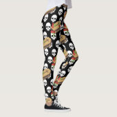 Schädelsärge Emojis Leggings (Rechts)