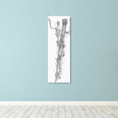 Schädelschaufel 2 leinwanddruck (Insitu (Holzboden))