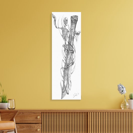 Schädelschaufel 2 leinwanddruck (Insitu (Wohnzimmer))