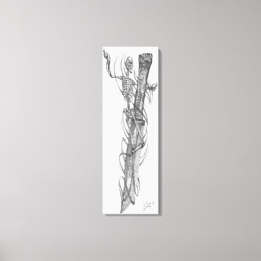 Schädelschaufel 2 leinwanddruck (Vorderseite)