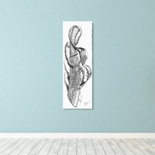 Schädelschaufel 3 leinwanddruck (Insitu (Holzboden))