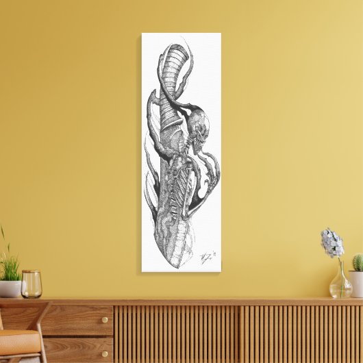 Schädelschaufel 3 leinwanddruck (Insitu (Wohnzimmer))