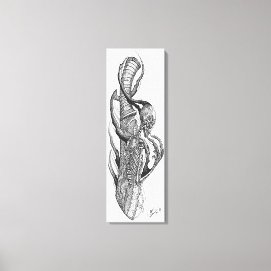 Schädelschaufel 3 leinwanddruck (Vorderseite)