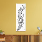 Schädelschaufel 4 leinwanddruck (Insitu (Wohnzimmer))