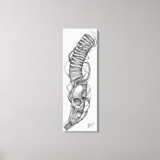 Schädelschaufel 4 leinwanddruck (Vorderseite)