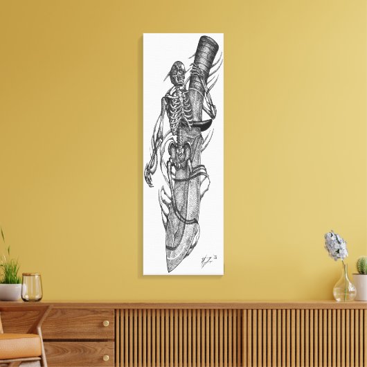 Schädelschaufel 5 leinwanddruck (Insitu (Wohnzimmer))