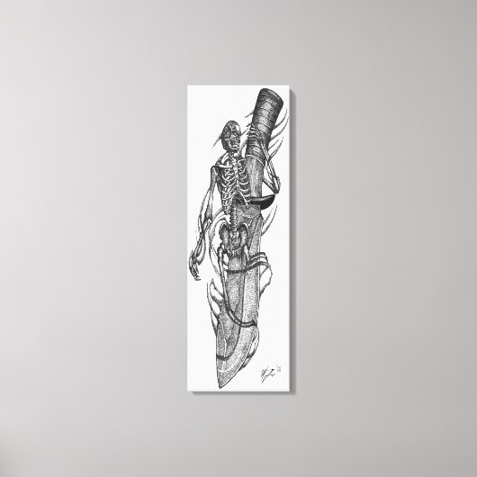 Schädelschaufel 5 leinwanddruck (Vorderseite)