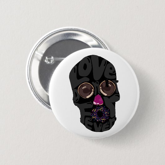 Schädelschaumgummiring Button (Vorne & Hinten)