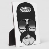 Schädelschnurrbart Kalifornien Fotoplatte (Seite)