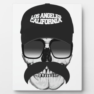 Schädelschnurrbart Kalifornien Fotoplatte