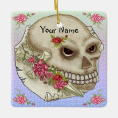 Schädelschwertschmuck Keramikornament (Vorderseite)