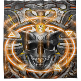 Schädelsegel und Siegel VOL.2 Duschvorhang