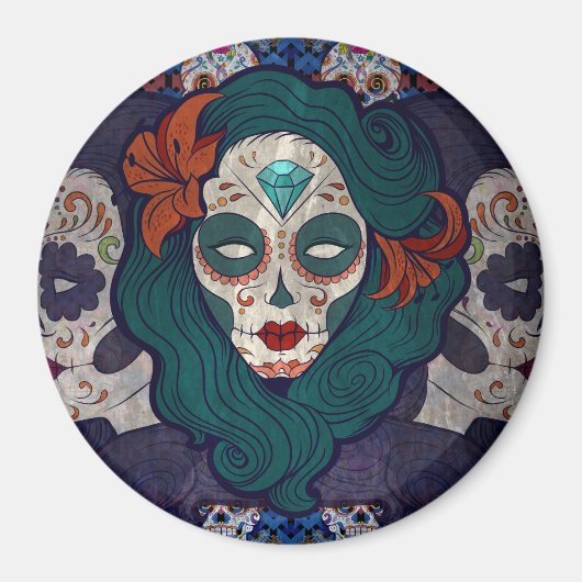 Schädelsohlen Magnet (Vorne)