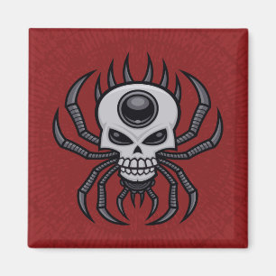 Schädelspinne Magnet