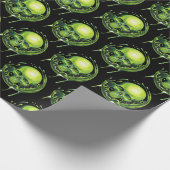 Schädelspritze Geschenkpapier (Ecke)