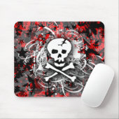 SchädelSpritzer Mousepad (Mit Mouse)