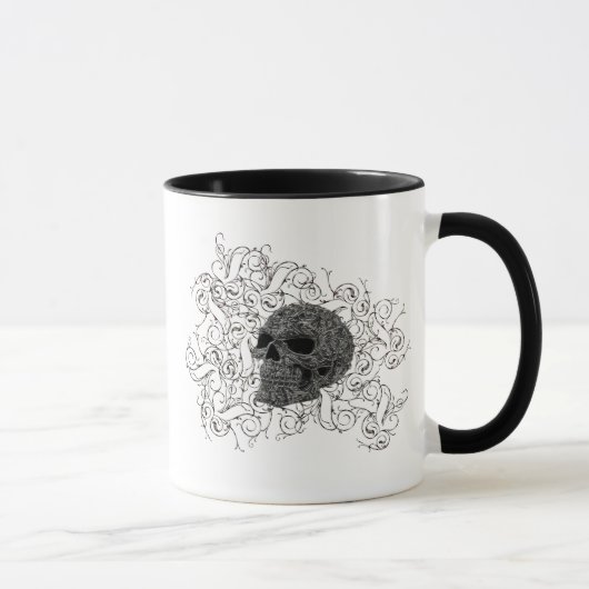 Schädelstrudel Tasse (Rechts)