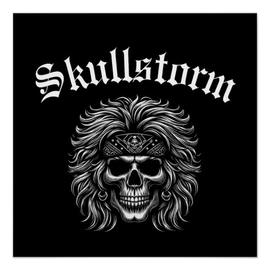 Schädelsturm Poster (Vorderseite)