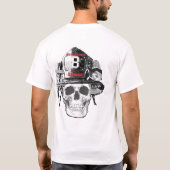 Schädelsturzhelm T-Shirt (Rückseite)