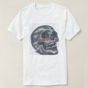 Schädelt-stück der Männer T-Shirt