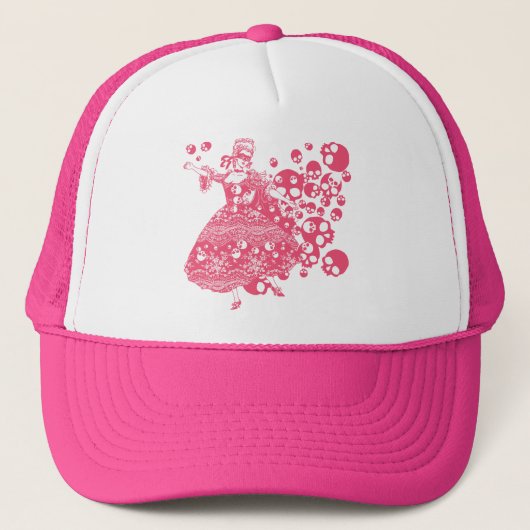 Schädeltanz Truckerkappe (Vorderseite)