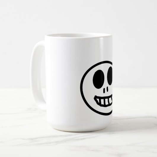SchädelTasse Kaffeetasse (Vorderseite Links)
