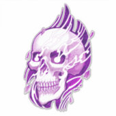 Schädeltätowierung japanischer Stil Aufkleber (Vorderseite)