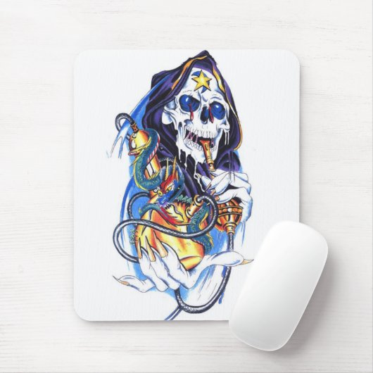 Schädeltod bong mousepad (Mit Mouse)