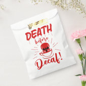 Schädeltod vor Zehnkampf-Skelettkaffee rot Geschenktütchen (Versiegelt)